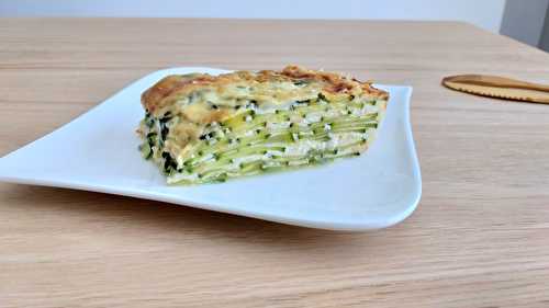 Gratin courgettes, surimi