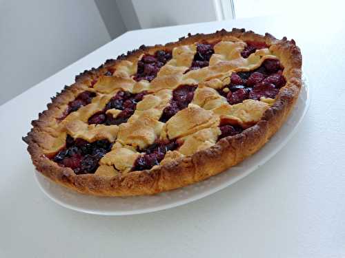 Linzertorte aux cranberries