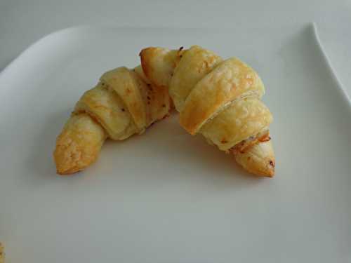 Mini croissant bacon, fromage au poivre