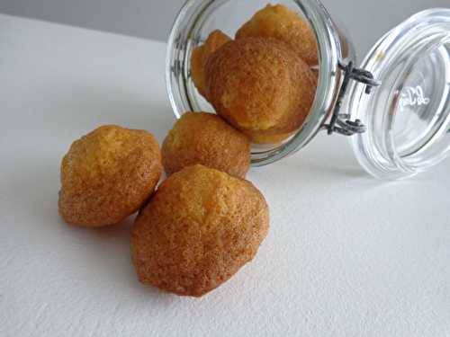 Minis madeleines au citron