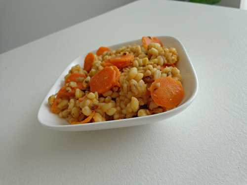 Poêlée de blé, carottes et tomates