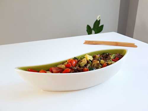Salade de lentilles aux légumes