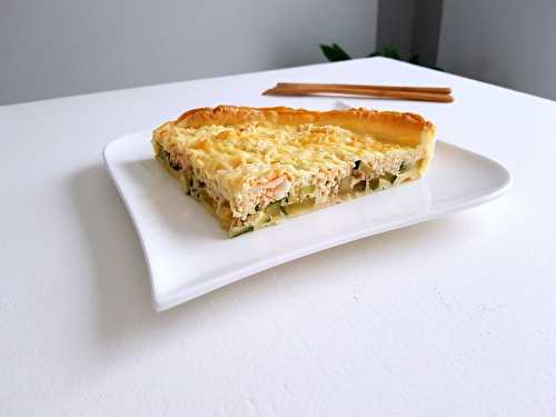 Tarte au surimi et courgettes