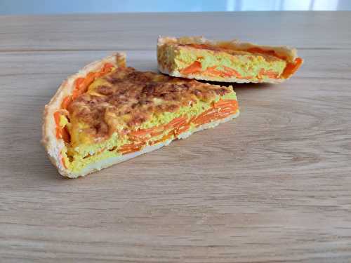 Tarte aux carottes, curry