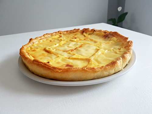 Tarte poireaux, lardons et fromage à raclette - Plaisir-Goumand