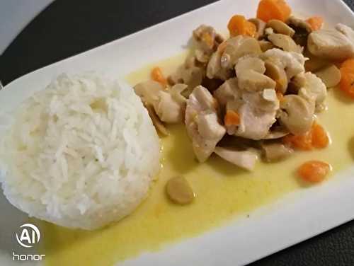 Blanquette de poulet au MCC