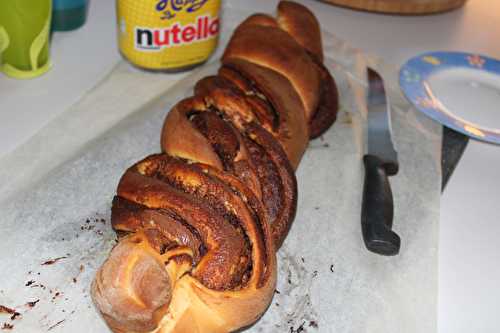 Brioche tressée au Nutella