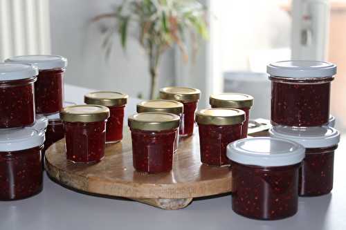 Confiture fraises framboises