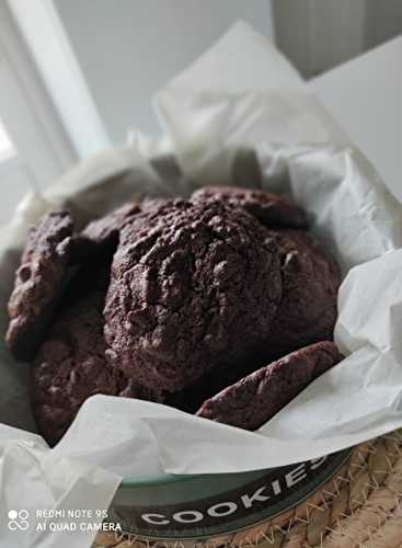 Cookies gourmand tout chocolat -