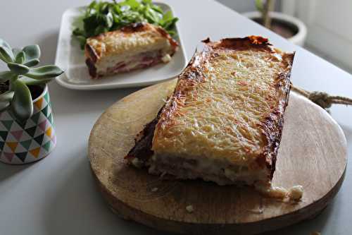 Croquecake au jambon et fromage