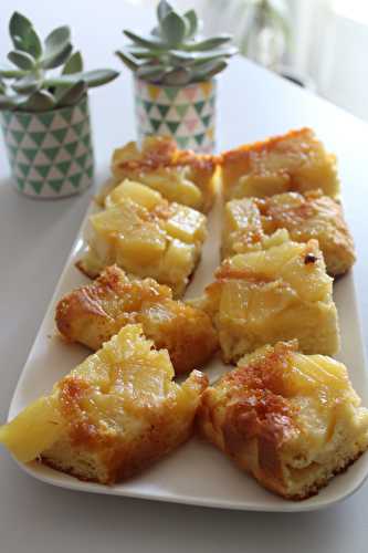 Gâteau ananas renversé