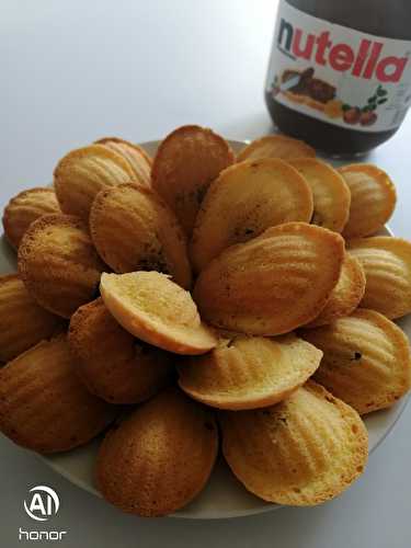 Madeleines fourrées au Nutella