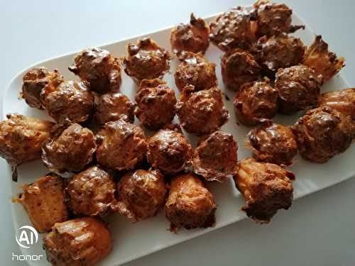 Minis cannelés poivrons chorizo