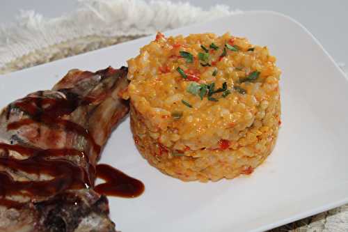 Risotto à la tomates et parmesan