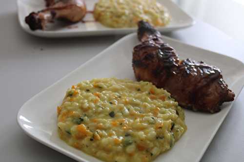 Risotto aux courgettes et carottes