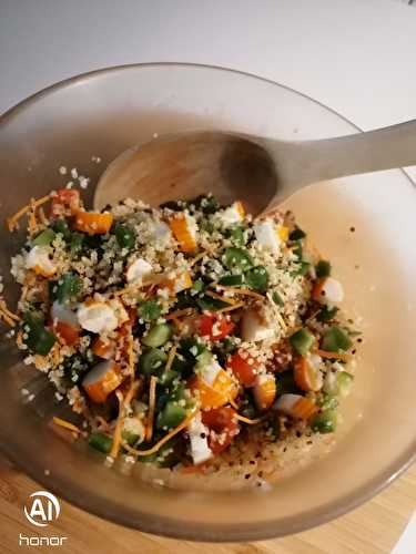 Salade de la mer et quinoa