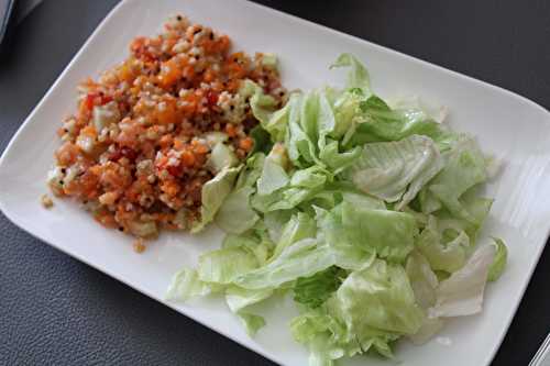 Taboulet quinoa saumon