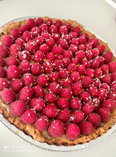 Tarte aux framboises