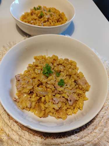 Risotto de coquillettes au thon