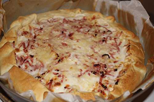 Tarte au Maroilles et bacon ultra simple