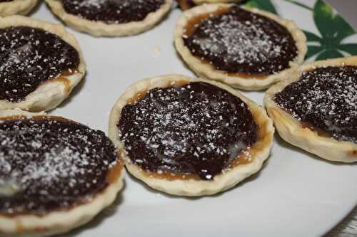 Tartelettes chocolat et caramel beurre salé