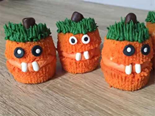 Cupcakes Citrouilles - Blog Planete Gateau