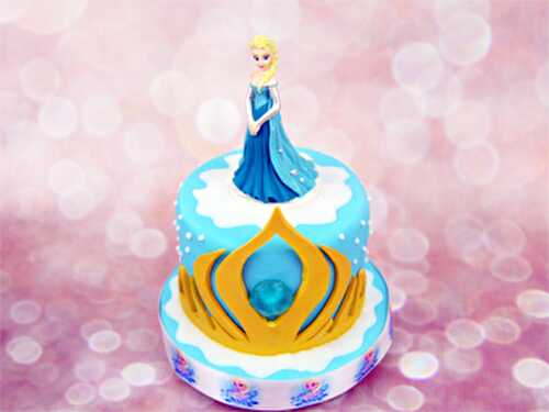 La Couronne d'Elsa et ses diamants en Isomalt - Blog Planete Gateau