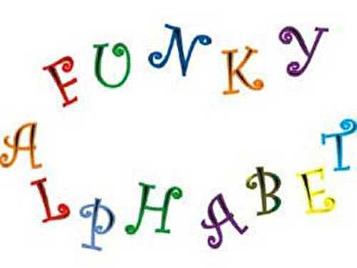 Lettres Funky Alphabet - Blog Planete Gateau