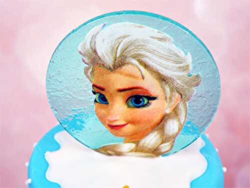 Topper Isomalt Elsa - Blog Planete Gateau