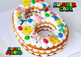 Number Cake Super Mario Bros