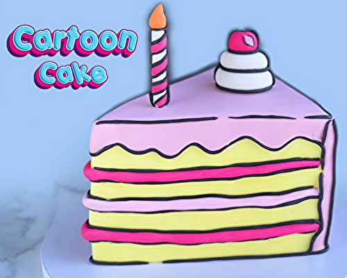 Gâteau Cartoon Cake en pâte à sucre