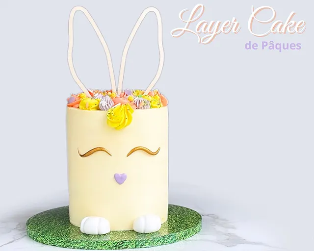 Layer Cake Lapin – Gâteau pour Pâques