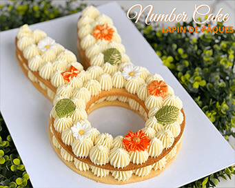 Number cake lapin de Pâques