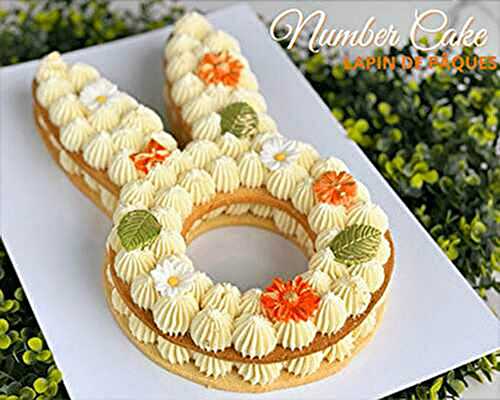 Number cake lapin de Pâques