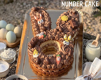 Lapin de Pâques façon Number Cake