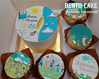 Bento Cake Bonnes vacances