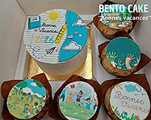 Bento Cake Bonnes vacances