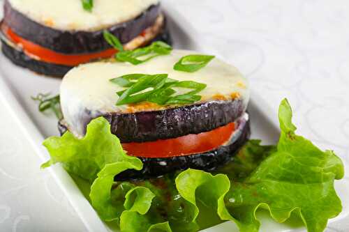 Aubergines façon croque monsieur