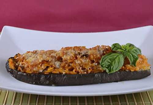 Aubergines Farcies au Riz