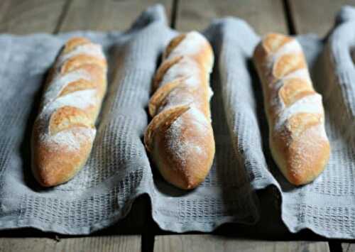 Baguettes comme chez le boulanger au Thermomix