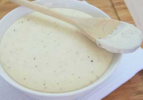 Béchamel Sans Beurre et Sans Farine