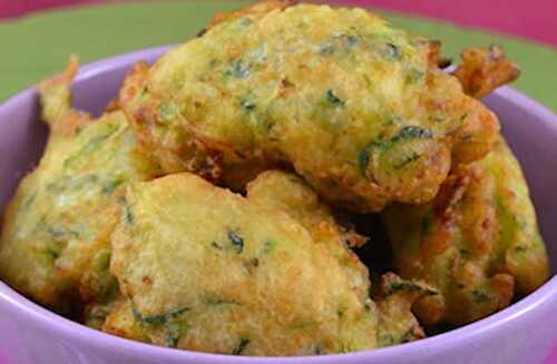 Beignets de Courgettes Râpées au Thermomix