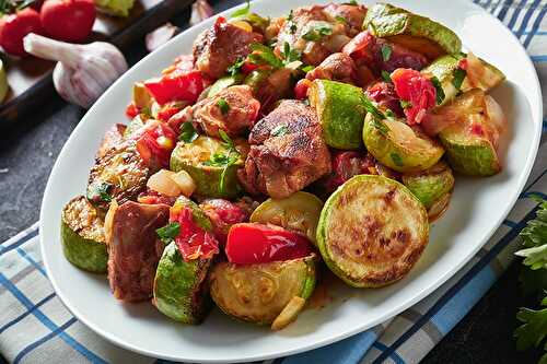 Blanc de poulet aux courgettes au cookeo