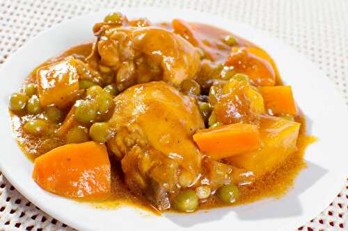 Blanquette de poulet et légumes