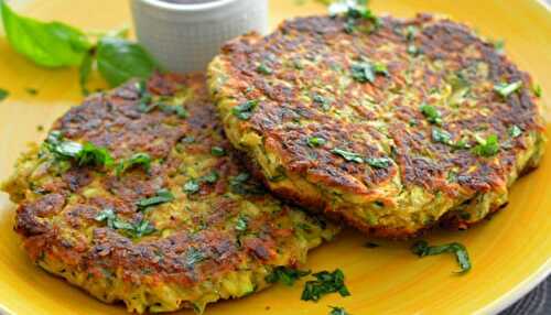 Blinis de Courgettes pour régime