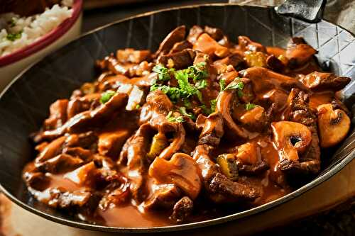 Boeuf stroganoff