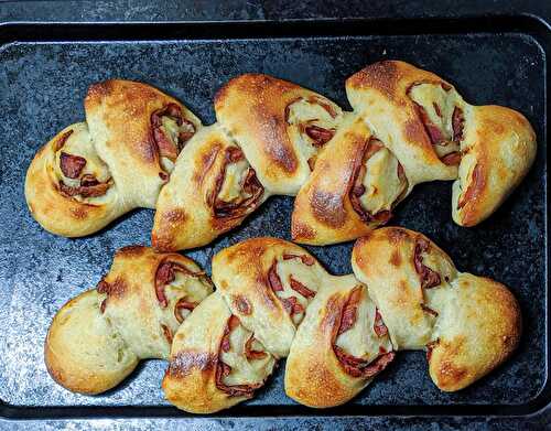 Bouchées de pains aux lardons au Thermomix