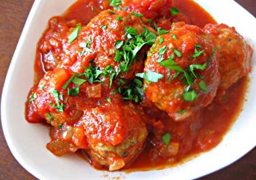 Boulettes de sardines à la sauce tomate au Thermomix