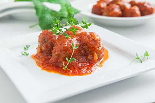 Boulettes de viande à la sauce tomate