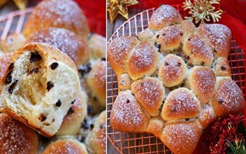 Brioche de Noël aux Pépites de Chocolat au Thermomix